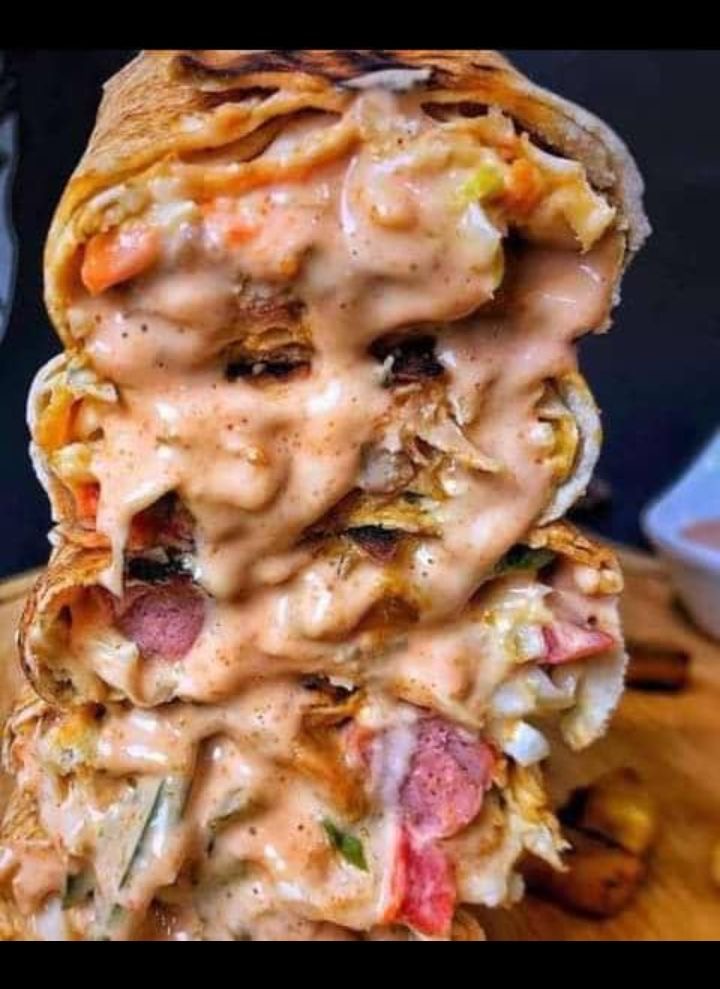 Chicken shawarma (double sauage)